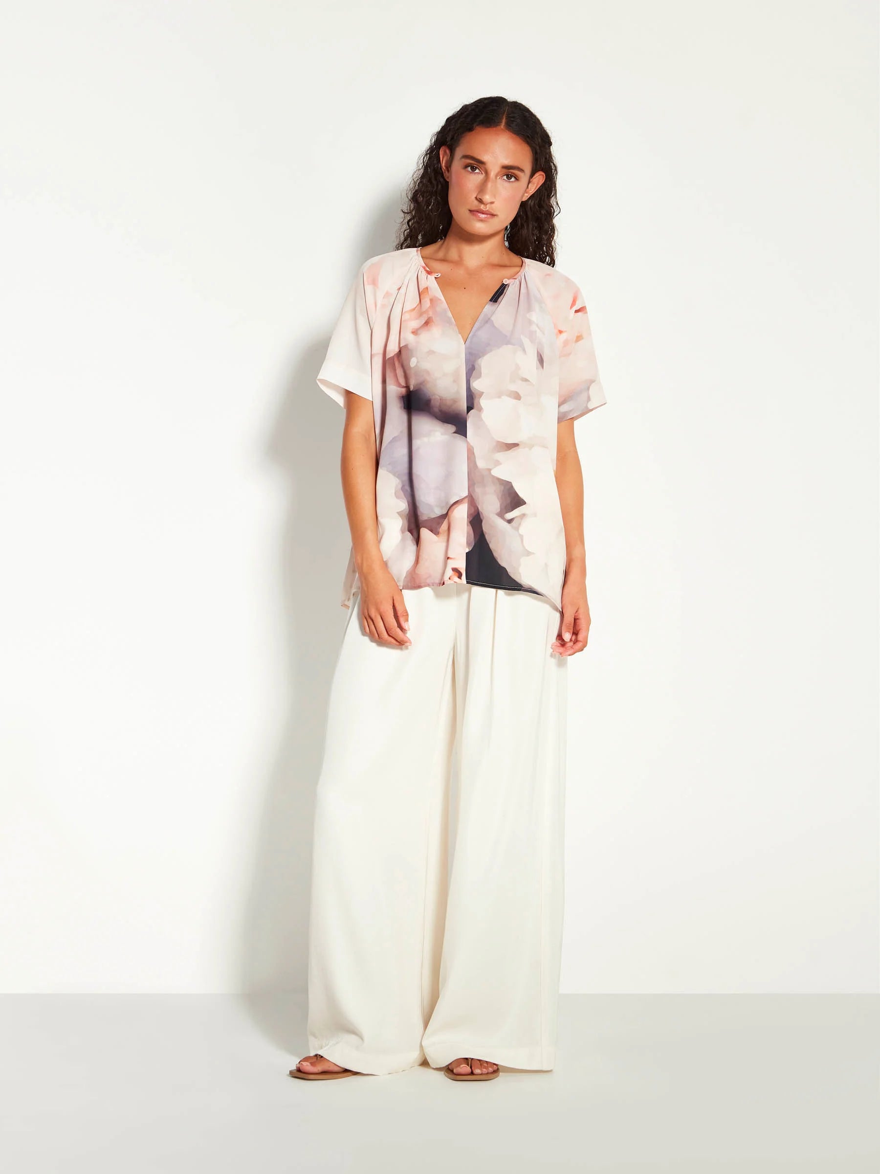 Dina Top Bloom Crepe