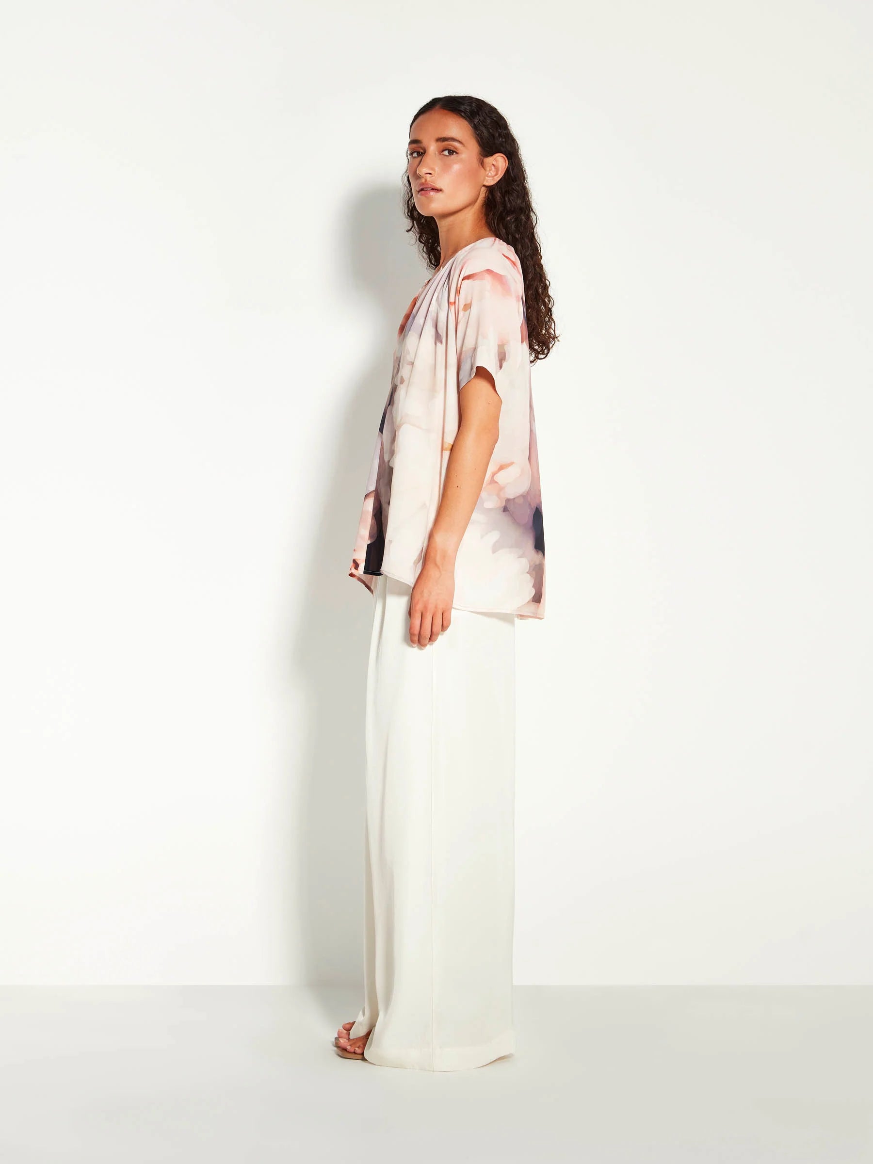 Dina Top Bloom Crepe