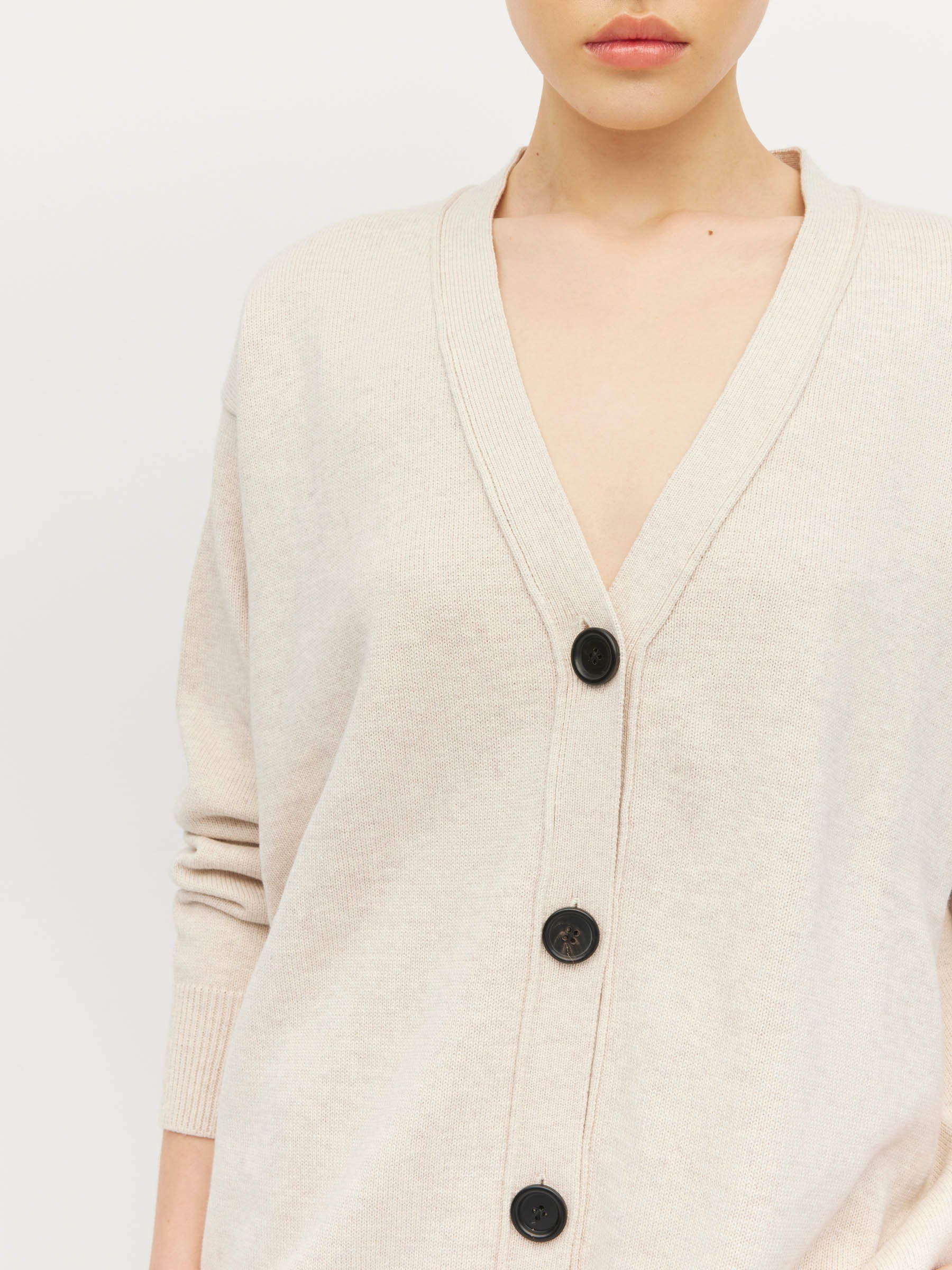 Marvin Cardi (Cotton Knit) Toast Marle