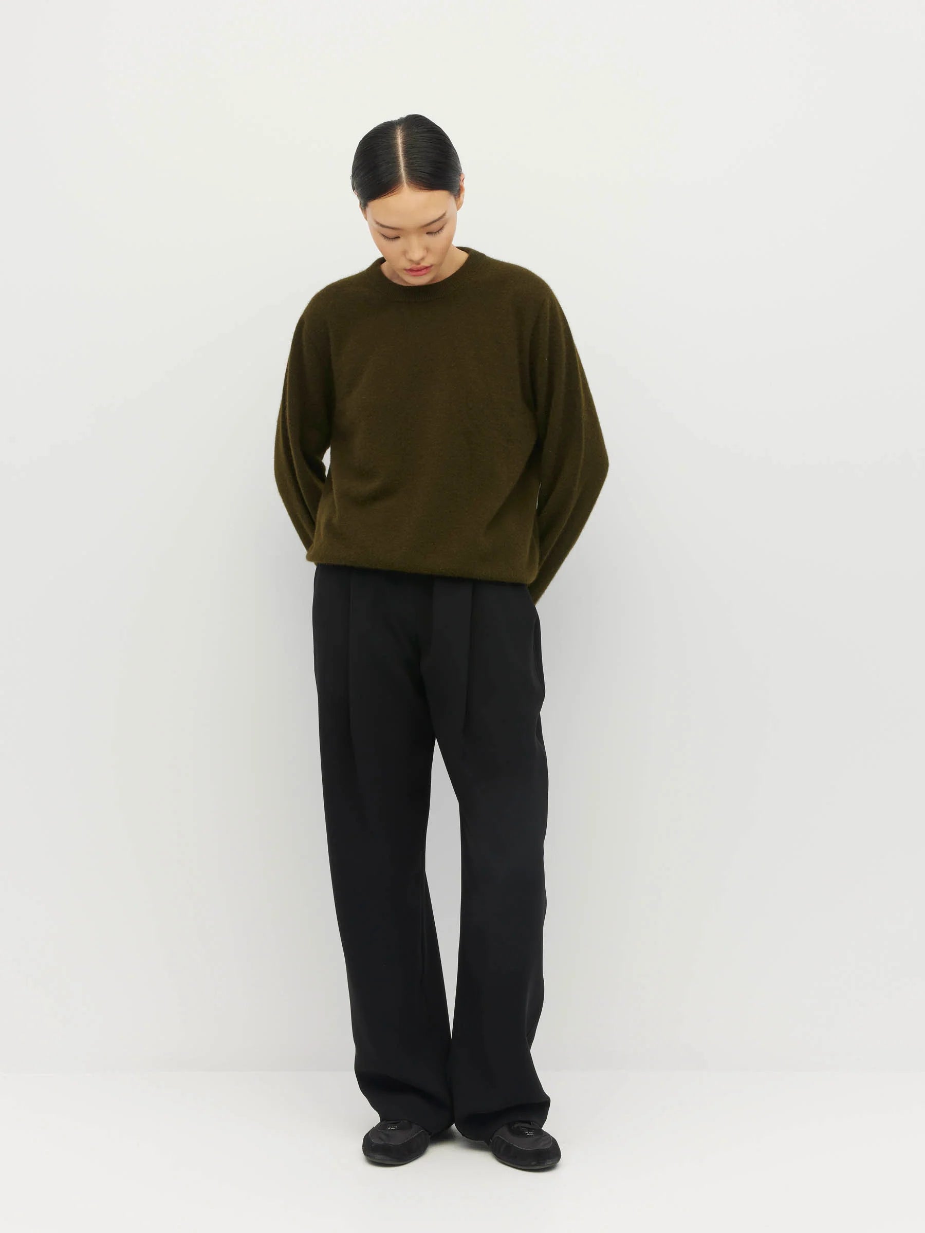 Dion Crew Perino Knit - Forest
