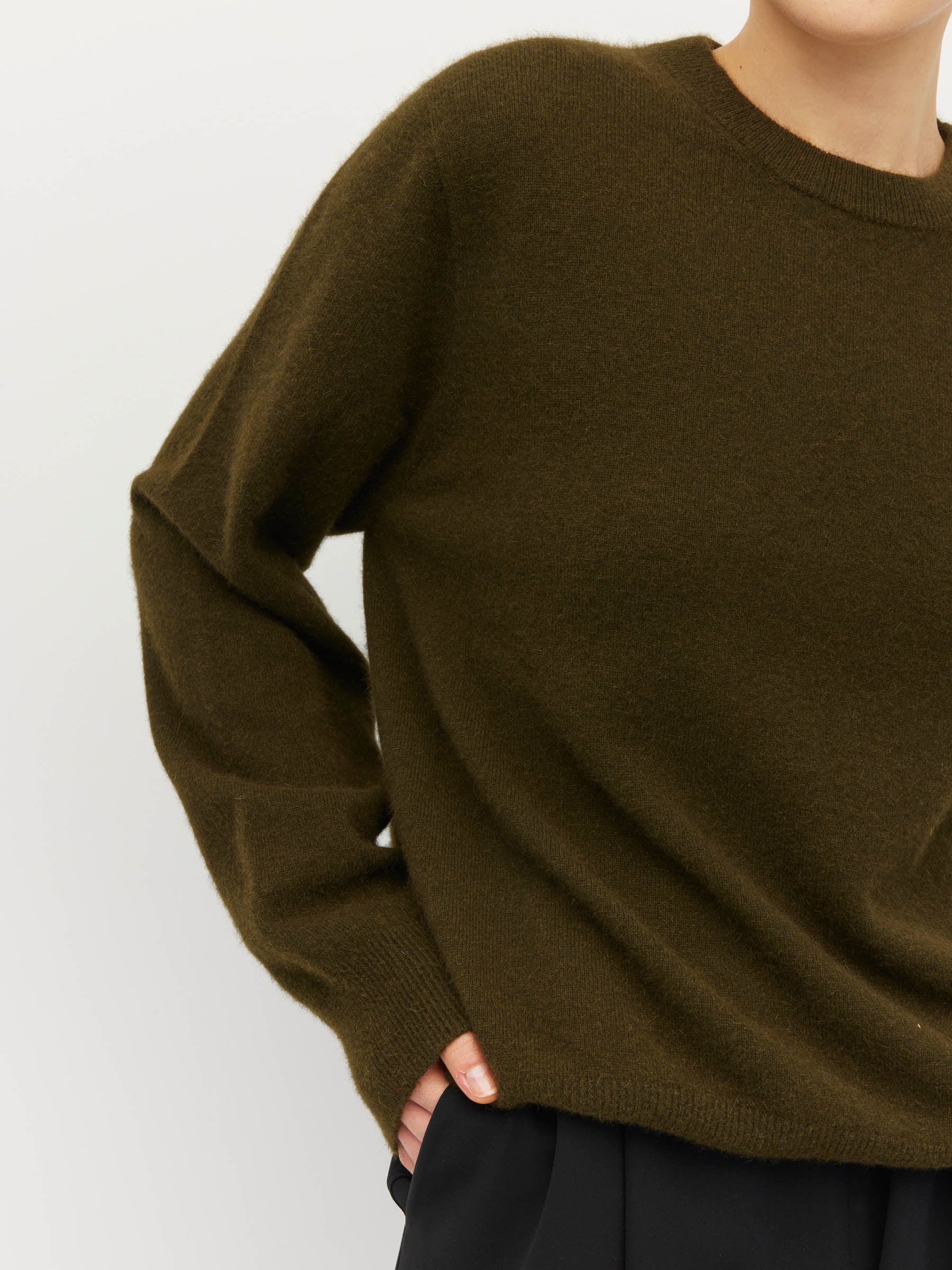 Dion Crew Perino Knit - Forest
