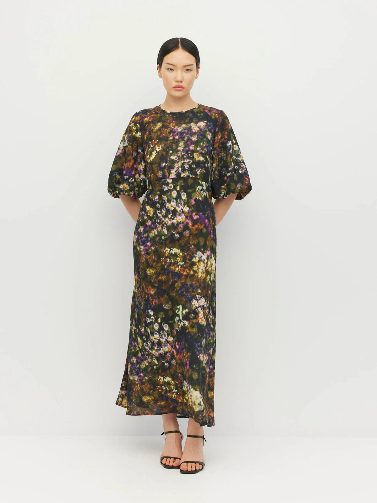 Arabella Dress - Midnight Meadow