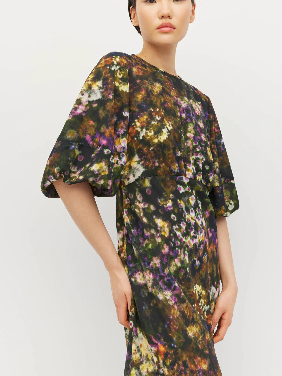 Arabella Dress - Midnight Meadow