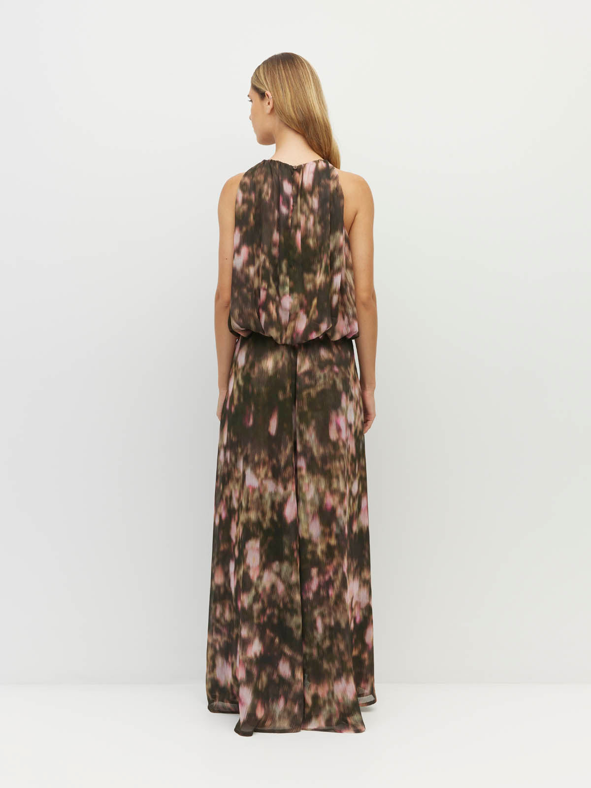 Juliette Hogan Aria Dress (Blush Petals Crush)  - Soft Camelia