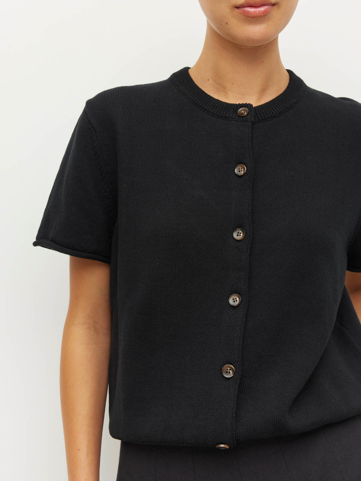 Juliette Hogan Twin T Cardi - Black