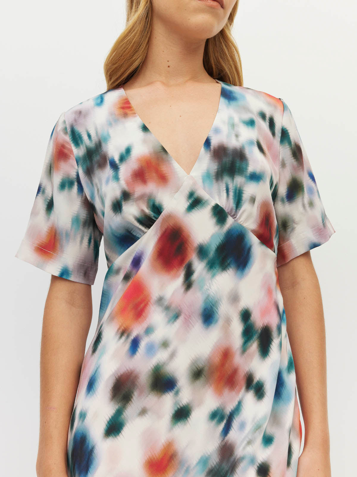 Spencer Dress Rosette Haze Silk CDC - Morning Light