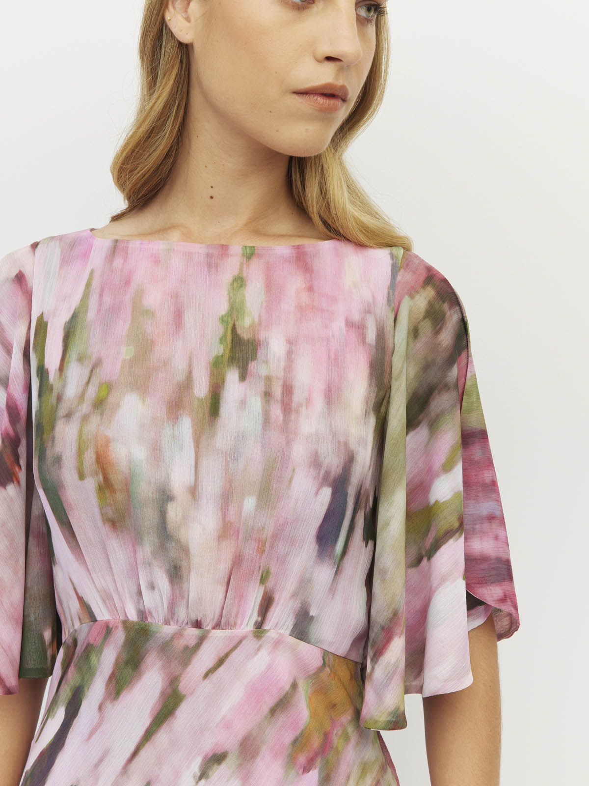 Juliette Hogan Dahlia Dress Summer Daze Crush - Rose Ripple