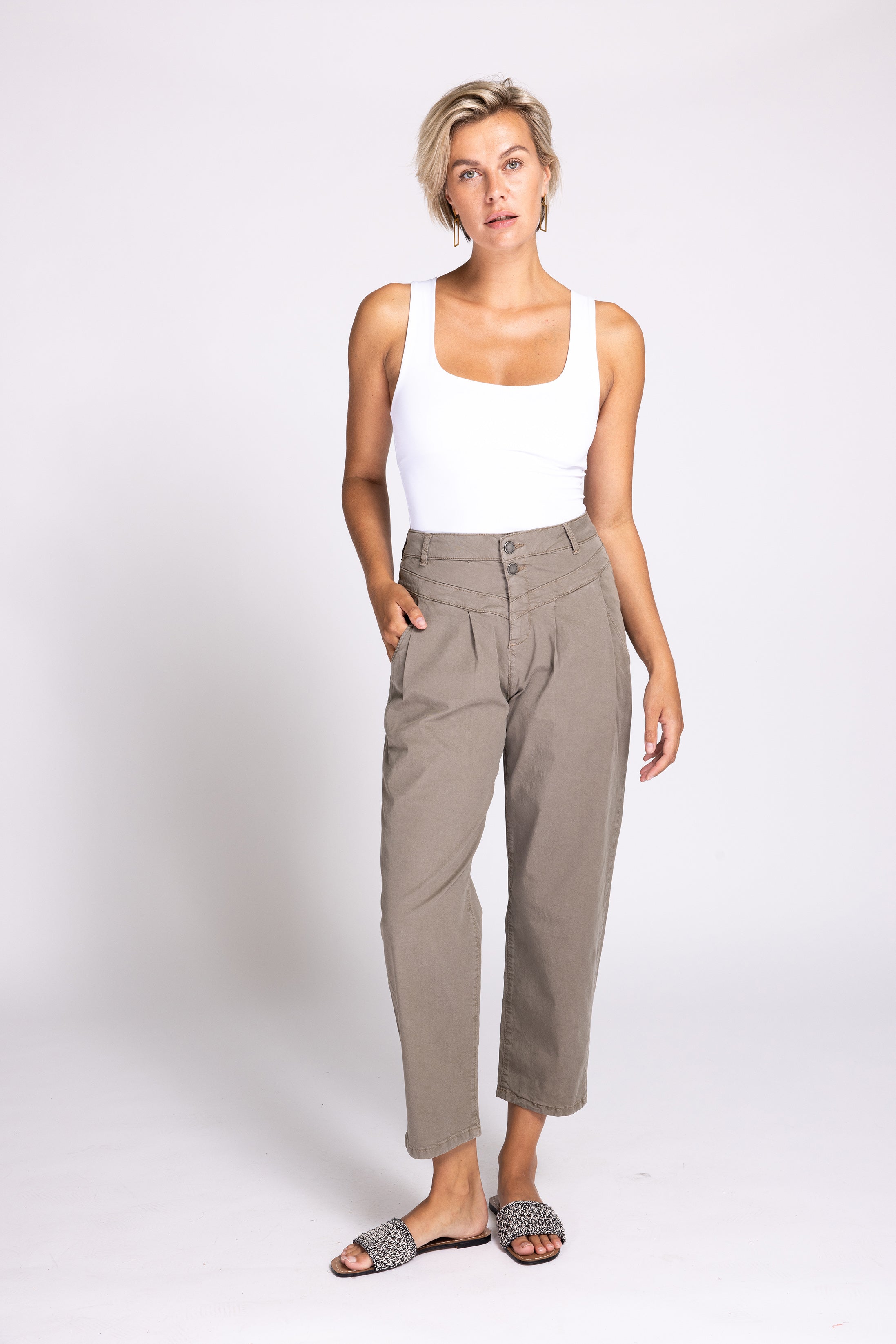 Joy Pant - Olive